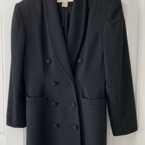 Casual Corner Black Wool Blazer, Size 8